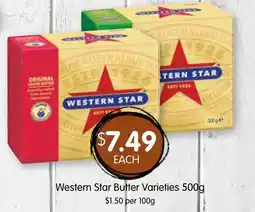 Spudshed Western Star Butter Varieties offer