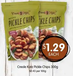 Spudshed Creole Katz Pickle Chips offer