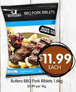 Spudshed Butlers BBQ Pork Riblets offer