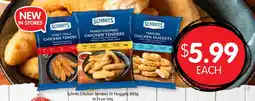 Spudshed Schnits Chicken Tenders Or Nuggets offer