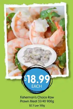 Spudshed Fisherman's Choice Raw Prawn Meat offer
