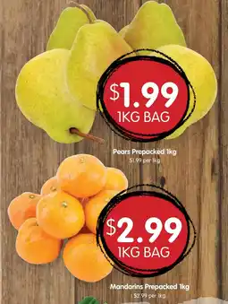 Spudshed Pears Prepacked offer