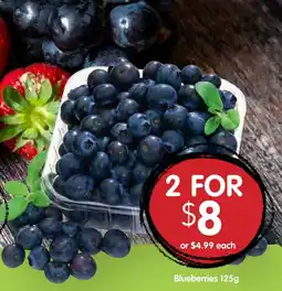 Spudshed Blueberries offer