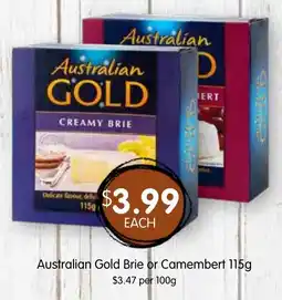 Spudshed Australian Gold Creamy Brie offer