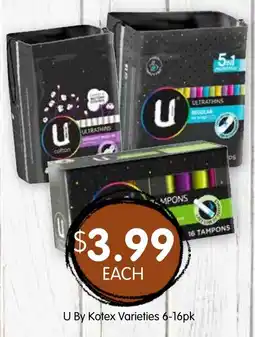 Spudshed U By Kotex Varieties offer