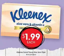 Spudshed Kleenex Facial Tissue Aloe Vera offer