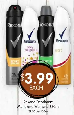 Spudshed Rexona Deodorant offer