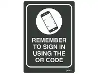 Officeworks DURUS Sign In QR Code Decal 2 Pack offer