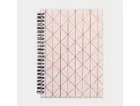 Officeworks Keji A5 Spiral Journal 160 Pages Geo Pink offer