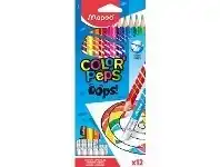 Officeworks Maped Oops Coloured Pencils 12 Pack offer
