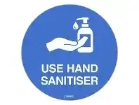 Officeworks DURUS Use Hand Sanitiser Floor Decal offer
