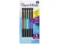 Officeworks Papermate Comfort Mechanical Pencil 0.7mm Assorted 5 Pack offer