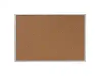 Officeworks Keji Plastic Frame Corkboard 750 x 500mm offer