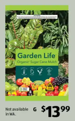 ALDI Garden Life Organic Sugar Cane Mulch offer