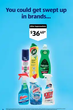 ALDI no vac carpet & fabric sanitiser & deodoriser offer