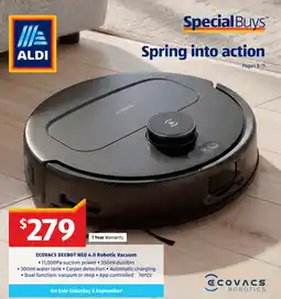 ALDI EcoVacs Deebot Neo 4.0 Robotic Vacuum offer