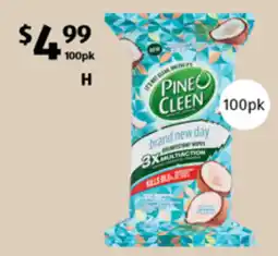 ALDI Pine Clean brand new day disinfectant wipes offer