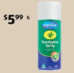 ALDI Purewick Eucalyptus Spray offer