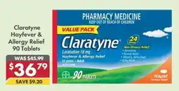 Pharmacy4Less Claratyne Hayfever & Allergy Relief offer