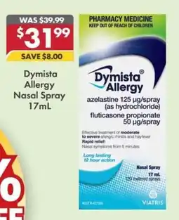 Pharmacy4Less Dymista Allergy Nasal Spray offer