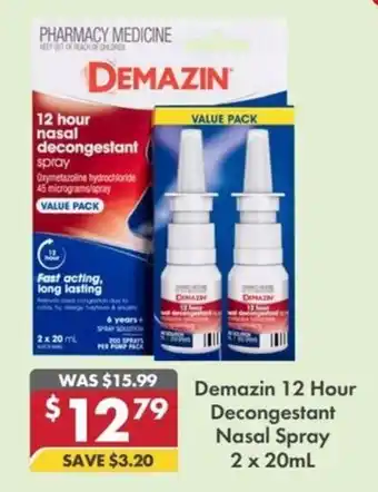 Demazin 12 Hour Decongestant Nasal Spray