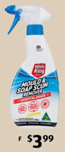 ALDI White King Mould & Soap Scum Remover offer