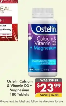 Pharmacy4Less Ostelin Calcium & Vitamin D3 + Magnesium offer