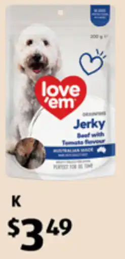 Love'em Beef with Tomato Flavour Jerky
