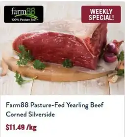Tasman Butchers Farm88 Pasture-Fed Yearling Beef Corned Silverside offer