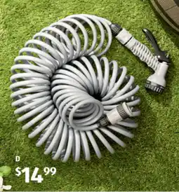 ALDI Coiled Garden Hose offer