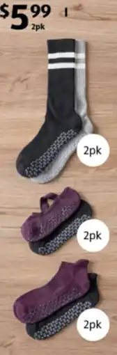 ALDI Yoga Grip Socks offer