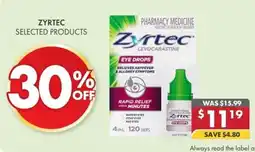 Pharmacy4Less Zyrtec Eye Drops offer