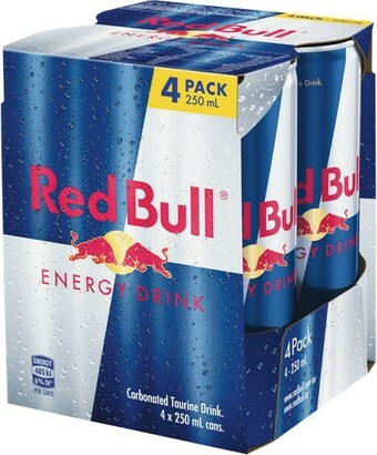 Red Bull Energy Drink 4 x 250ml