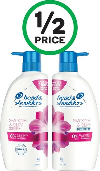 Woolworths Head & Shoulders Shampoo or Conditioner 660ml offer