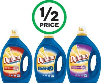 Woolworths Dynamo Professional Laundry Liquid 1.8 Litre offer