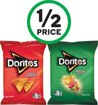 Woolworths Doritos Corn Chips 150-170g offer