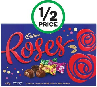 Woolworths Cadbury Roses 450g offer