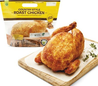 Woolworths Australian RSPCA Approved Woolworths Hot Roast Chicken – Excludes all other Roast Chicken Varieties offer