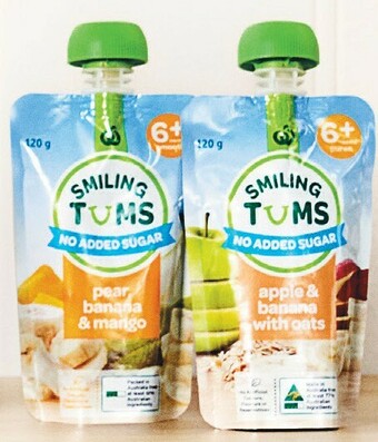 Woolworths Smiling Tums Baby Food Pouch 120g