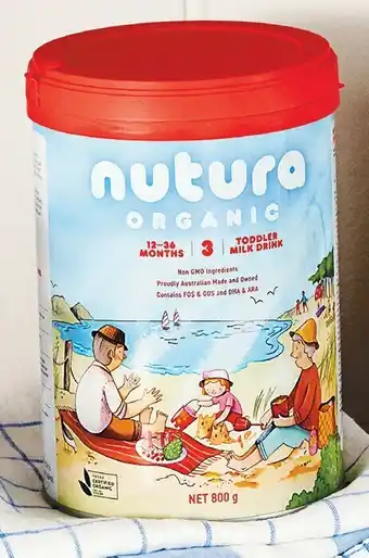 Woolworths Nutura Organic Toddler Stage 3 Baby Formula 800g – Limit 2 per Customer offer