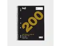Officeworks Keji 5 Subject Notebook 200 Page offer