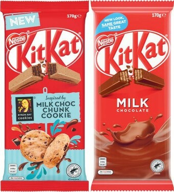 Coles Mars Maltesers Block 146g or Nestlé Block Chocolate 118g-200g offer