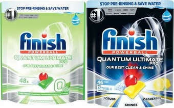 Coles Finish Quantum Ultimate Pro Dishwashing Tablets 46 Pack or 0% 48 Pack offer