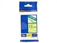 Officeworks Brother TZe-C31 Fluro Tape 12mm x 5m Black on Yellow offer