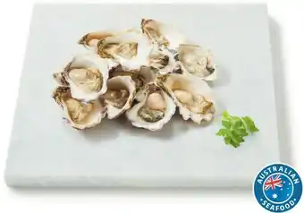 Coles Fresh Sydney Rock Oysters 12 Pack offer