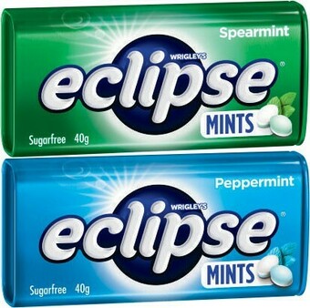 Coles Eclipse Mints 40g offer