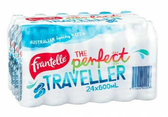 Coles Frantelle Spring Water 24x600mL offer