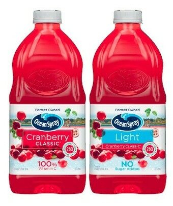 Coles Ocean Spray Fruit Drink 1.5 Litre offer