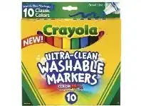 Crayola Ultra-clean Coloured Markers 10 Pack