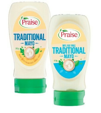 Coles Praise Squeeze Mayonnaise 365g-410g offer